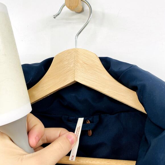 Free People navy heidi chevron puffer coat - Picture 4 of 5